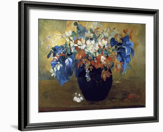 A Vase of Flowers, 1896-Paul Gauguin-Framed Giclee Print