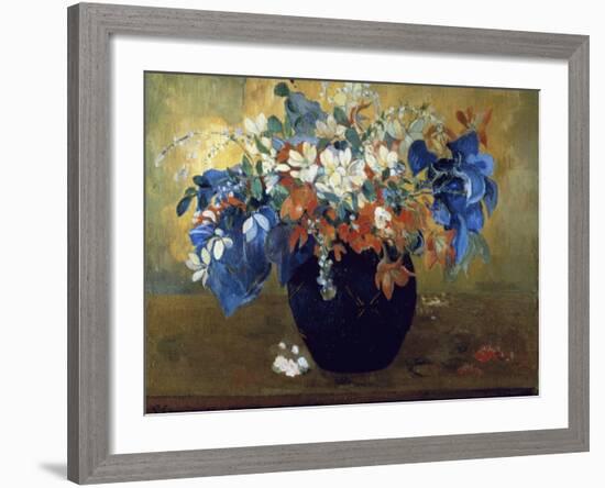 A Vase of Flowers, 1896-Paul Gauguin-Framed Giclee Print