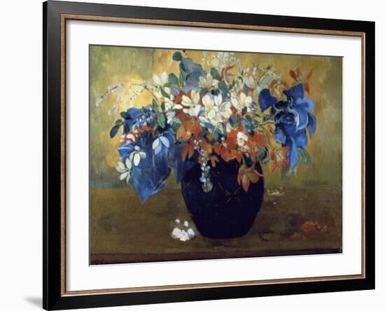 A Vase of Flowers, 1896-Paul Gauguin-Framed Giclee Print