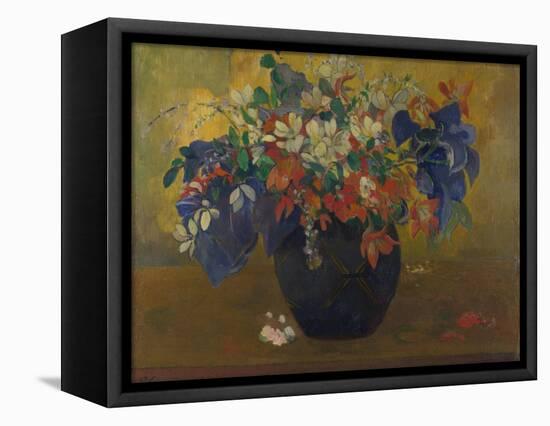 A Vase of Flowers, 1896-Paul Gauguin-Framed Premier Image Canvas