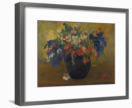 A Vase of Flowers, 1896-Paul Gauguin-Framed Giclee Print