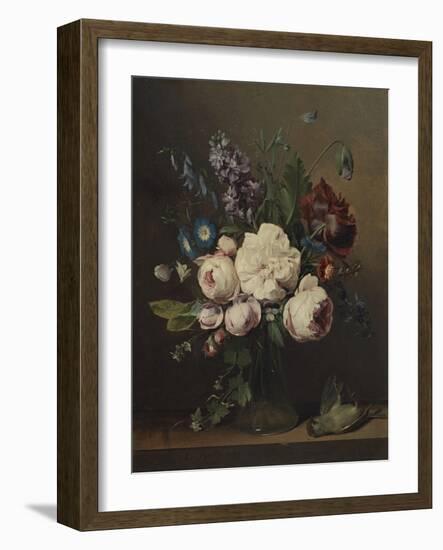 A Vase of Flowers-Louis Leopold Boilly-Framed Giclee Print