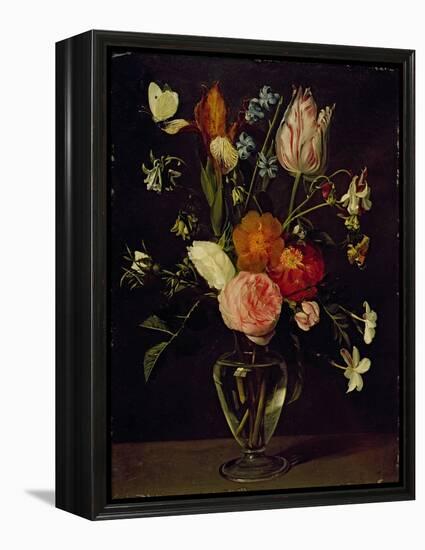 A Vase of Flowers-Daniel Seghers-Framed Premier Image Canvas