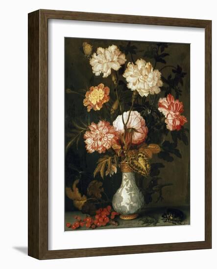 A Vase of Flowers-Balthasar van der Ast-Framed Giclee Print