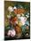 A Vase of Rich Summer Flowers-Jan van Huysum-Mounted Photographic Print