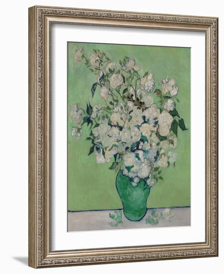 A Vase of Roses, 1890-Vincent van Gogh-Framed Giclee Print