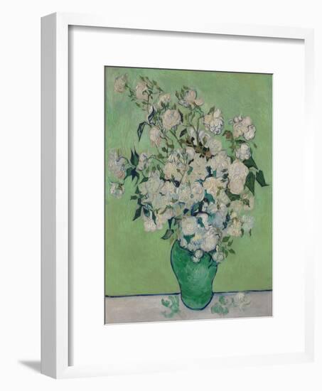 A Vase of Roses, 1890-Vincent van Gogh-Framed Giclee Print