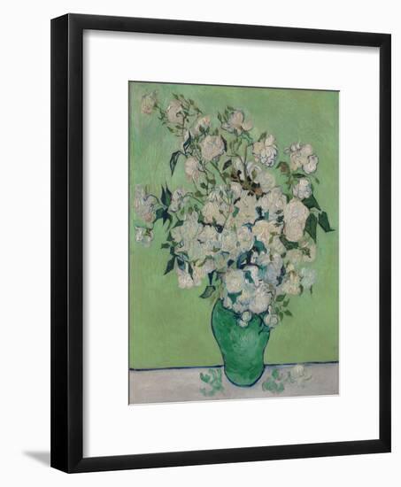 A Vase of Roses, 1890-Vincent van Gogh-Framed Giclee Print