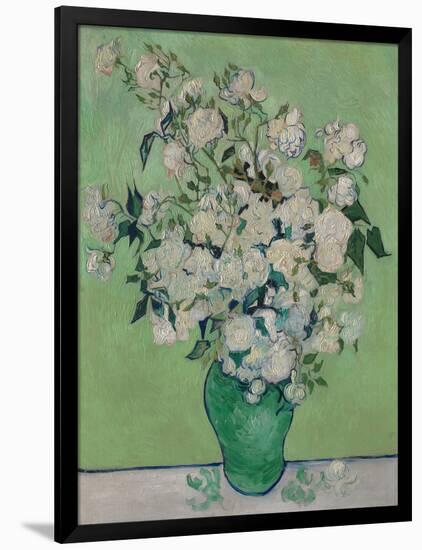 A Vase of Roses, 1890-Vincent van Gogh-Framed Giclee Print