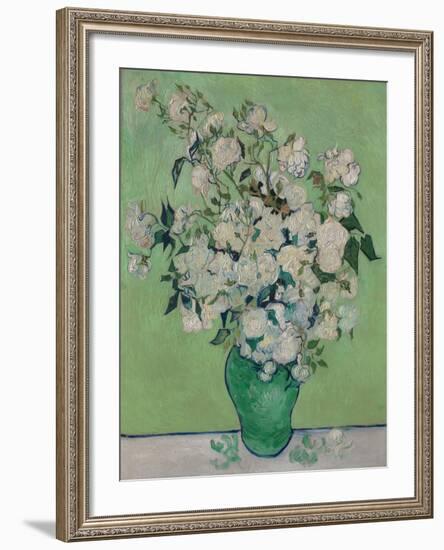 A Vase of Roses, 1890-Vincent van Gogh-Framed Giclee Print