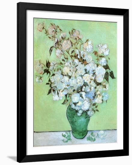 A Vase of Roses, c.1890-Vincent van Gogh-Framed Art Print