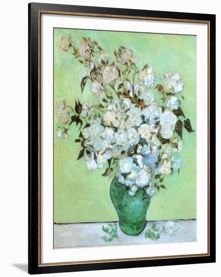 A Vase of Roses, c.1890-Vincent van Gogh-Framed Art Print