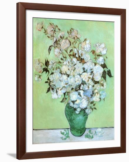 A Vase of Roses, c.1890-Vincent van Gogh-Framed Art Print