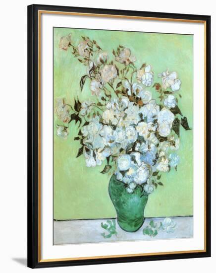 A Vase of Roses, c.1890-Vincent van Gogh-Framed Art Print