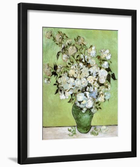 A Vase of Roses, c.1890-Vincent van Gogh-Framed Art Print