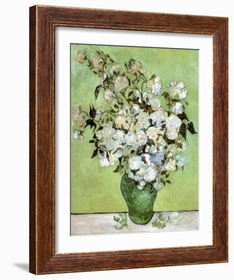 A Vase of Roses, c.1890-Vincent van Gogh-Framed Art Print