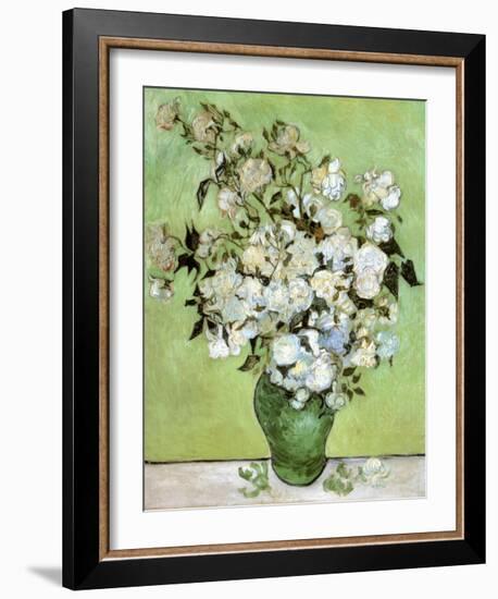 A Vase of Roses, c.1890-Vincent van Gogh-Framed Art Print