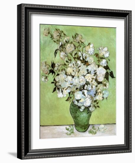 A Vase of Roses, c.1890-Vincent van Gogh-Framed Art Print