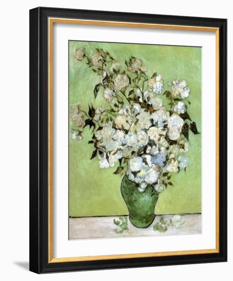 A Vase of Roses, c.1890-Vincent van Gogh-Framed Art Print