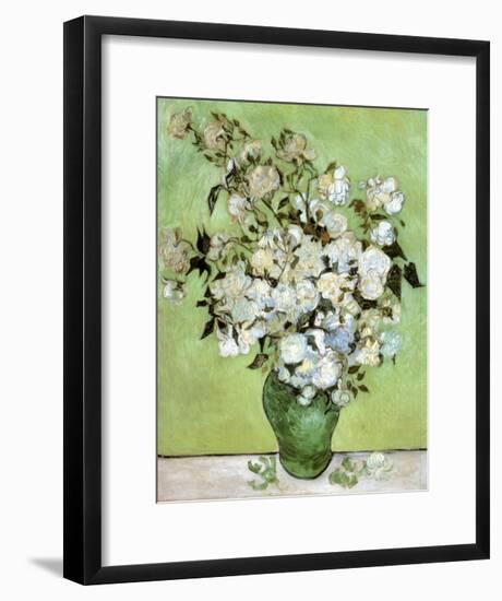 A Vase of Roses, c.1890-Vincent van Gogh-Framed Art Print