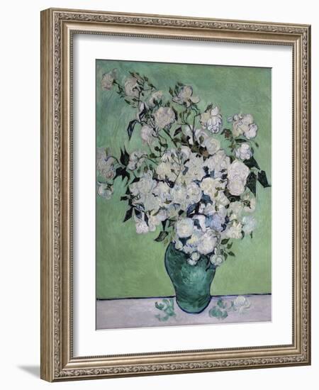 A Vase of Roses, c.1890-Vincent van Gogh-Framed Giclee Print