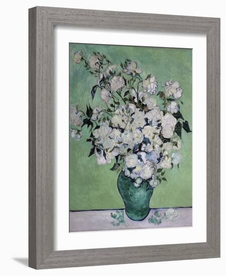 A Vase of Roses, c.1890-Vincent van Gogh-Framed Giclee Print