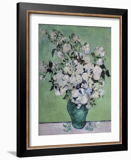 A Vase of Roses, c.1890-Vincent van Gogh-Framed Giclee Print