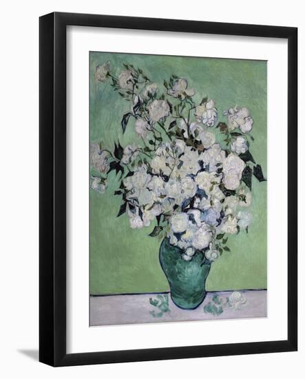 A Vase of Roses, c.1890-Vincent van Gogh-Framed Giclee Print