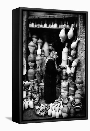 A Vase Seller in Najaf-Mario de Biasi-Framed Premier Image Canvas