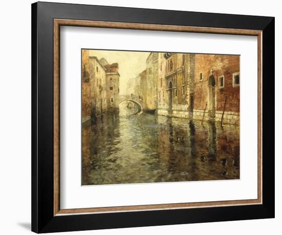 A Venetian Canal Scene-Fritz Thaulow-Framed Giclee Print