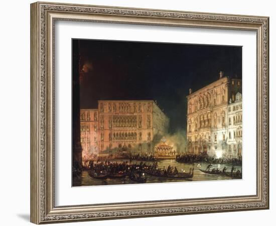 A Venetian Festival-Giovanni Grubacs-Framed Giclee Print