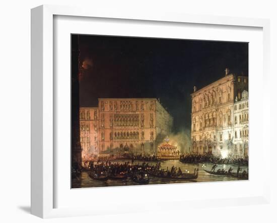 A Venetian Festival-Giovanni Grubacs-Framed Giclee Print