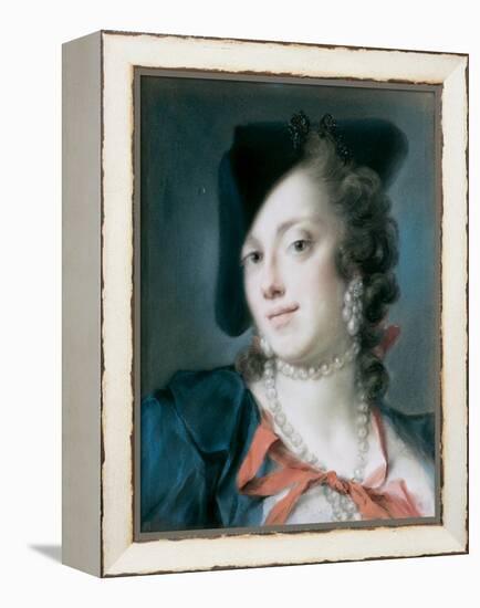 A Venetian Lady from the House of Barbarigo (Caterina Sagredo Barbarig), Ca 1735-1739-Rosalba Giovanna Carriera-Framed Premier Image Canvas