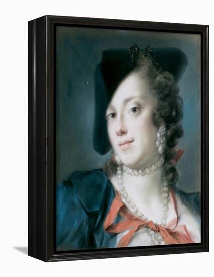 A Venetian Lady from the House of Barbarigo (Caterina Sagredo Barbarig), Ca 1735-1739-Rosalba Giovanna Carriera-Framed Premier Image Canvas