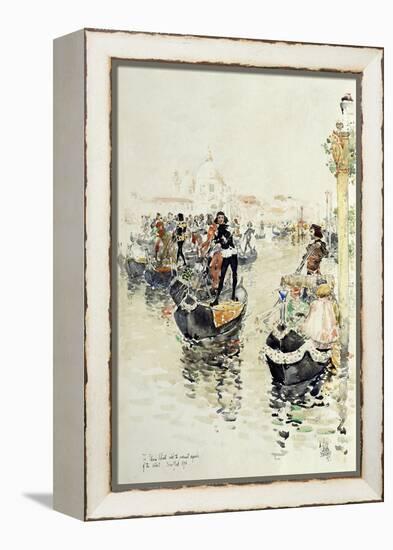 A Venetian Regatta, 1891-Childe Hassam-Framed Premier Image Canvas