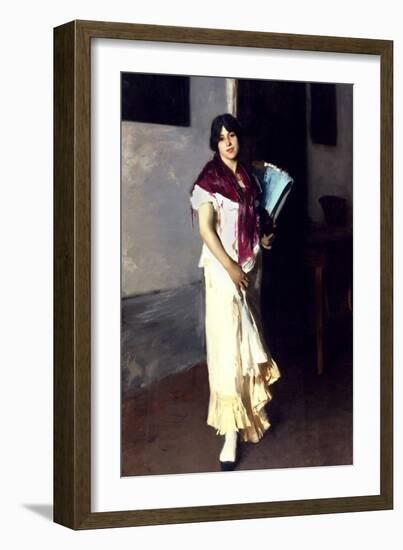 A Venetian Woman, 1882-John Singer Sargent-Framed Giclee Print