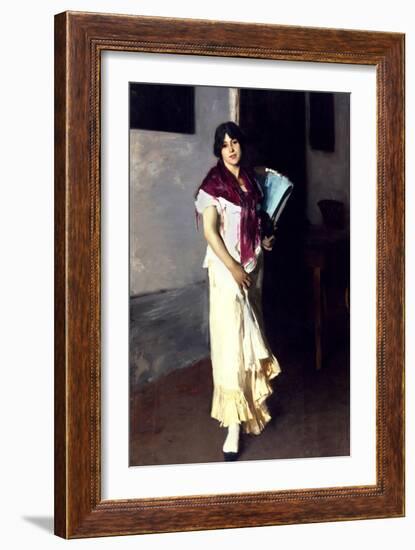 A Venetian Woman, 1882-John Singer Sargent-Framed Giclee Print