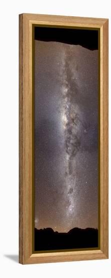 A Vertical Panorama Showing the Milky Way-null-Framed Premier Image Canvas
