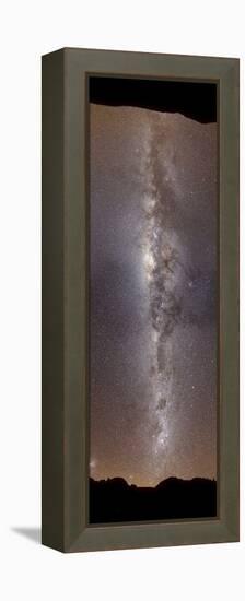 A Vertical Panorama Showing the Milky Way-null-Framed Premier Image Canvas