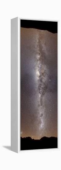 A Vertical Panorama Showing the Milky Way-null-Framed Premier Image Canvas