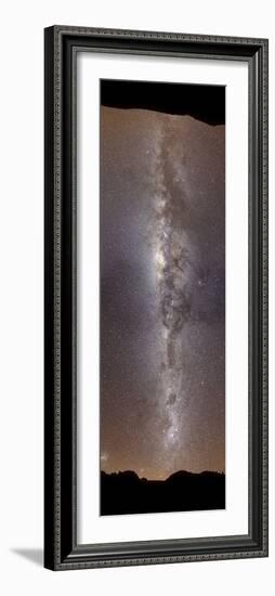 A Vertical Panorama Showing the Milky Way-null-Framed Photographic Print