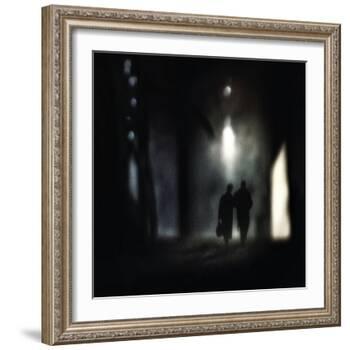 a very long walk together-Piet Flour-Framed Photographic Print