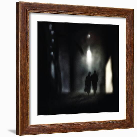 a very long walk together-Piet Flour-Framed Photographic Print