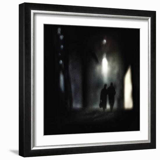 a very long walk together-Piet Flour-Framed Photographic Print