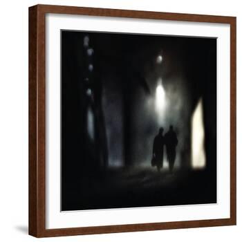 a very long walk together-Piet Flour-Framed Photographic Print