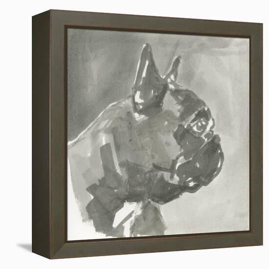 A Very Neutral Modern Dog III-null-Framed Stretched Canvas