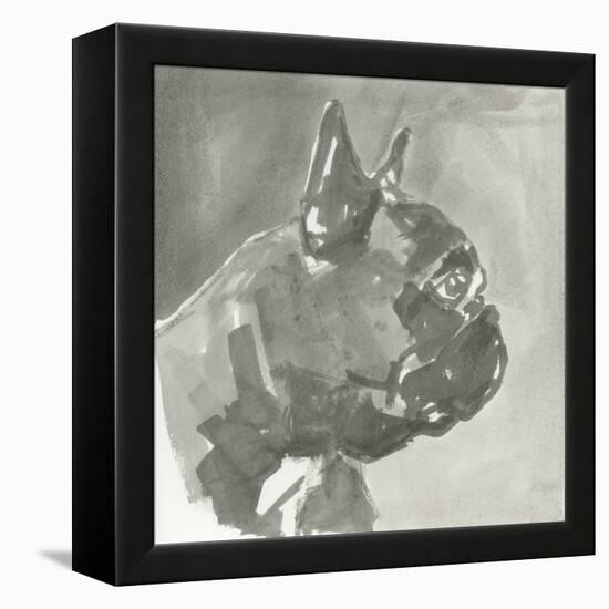 A Very Neutral Modern Dog III-null-Framed Stretched Canvas