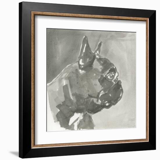 A Very Neutral Modern Dog III-null-Framed Art Print