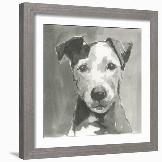 A Very Neutral Modern Dog VI-null-Framed Art Print