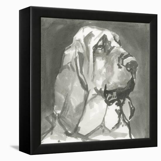 A Very Neutral Modern Dog VII-null-Framed Stretched Canvas